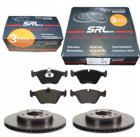 SRLine SRL DA3472 SRL ПЕРЕДНІ ДИСКИ, КОЛОДКИ BMW 3 E46 330i 330d 325x25