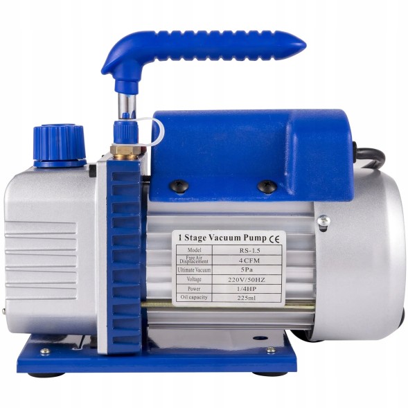 Китай 84CFM1/3HPZKB4F001V2 Вакуумний Насос 4CFM 1720 ОБ/ХВ 5PA з Манометром та Розподільником, 1-3 К.С.