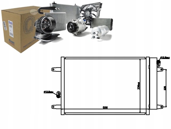 Nissens 86220181 NIS Nis94575 охолоджувач кондиціонера (з осушувачем) for + помічник водія #33