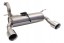 Xforce ESJW18VKCS Вихлопна система axle-back 2,5 дюйма з глушником Varex, нержавіюча сталь для Jeep Wrangler