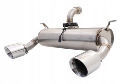 Xforce ESJW18VKCS Вихлопна система axle-back 2,5 дюйма з глушником Varex, нержавіюча сталь для Jeep Wrangler