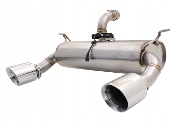 Xforce ESJW18VKCS Вихлопна система axle-back 2,5 дюйма з глушником Varex, нержавіюча сталь для Jeep Wrangler