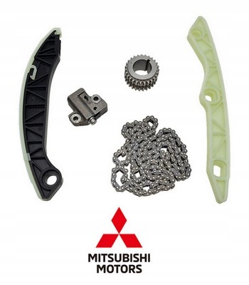 Mitsubishi OE GENUINE| ROZRZĄD 1140A073, MN183891, MN183895, KOMPLET 5 CZĘŚCI ORYGINAŁ MITSUBISHI ASX LANCER OUTLANDER 1.8/2.0/2.4 КОМПЛЕКТ ГРМ (5 ЕЛЕМЕНТІВ) ОРИГІНАЛ