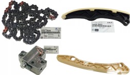 Hyundai OE WB/244202B611/244312B620/2441025001/243212B200/ORYGINAŁ HYUNDAI KIA ГРМ БАЗОВИЙ КОМПЛЕКТ 2x НАПРЯМНА НАПИНАЧ ЛАНЦЮГ ОРИГІНАЛ