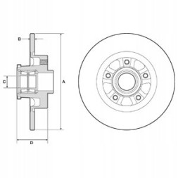 Delphi BG9190RS Гальмівні диски delphi bg9190rsc