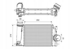 Valeo 818293 Перезарядний охолоджувач пов.