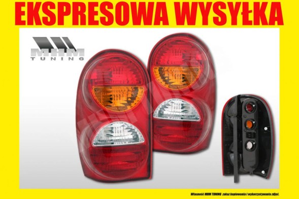 Depo 341087-0 +341088-0 MHMT ЗАДНІЙ ЛІХТАР JEEP CHEROKEE LIBERTY KJ 2001-2004 ПОВНИЙ КОМПЛЕКТ