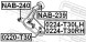 NAB 239 FEBEST Сайлентблок