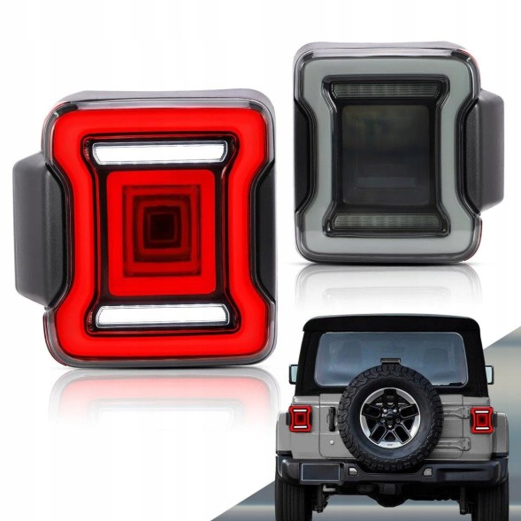 Китай Tunnel3D-JKb Світлодіодні лампи задні Jeep Wrangler JK JKU 2006-2017 Tunnel 3D EU