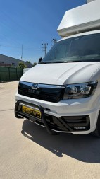 Китай 4201PWT02 Передні труби (кенгурятник) типу А чорні для Man TGE 2017-
