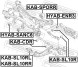 KAB SL10RR FEBEST САЙЛЕНТБЛОК ЗАДНЬОГО ПОДОВЖНЬОГО ВАЖЕЛЯ ПРАВИЙ