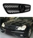PELOPTICAR MB-W203021 Чорна решітка радіатора (муляж) Mercedes C-клас W203 03-06, колір "чорний рояль"