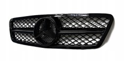PELOPTICAR MB-W203021 Чорна решітка радіатора (муляж) Mercedes C-клас W203 03-06, колір "чорний рояль"