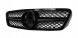 PELOPTICAR MB-W203021 Чорна решітка радіатора (муляж) Mercedes C-клас W203 03-06, колір "чорний рояль"