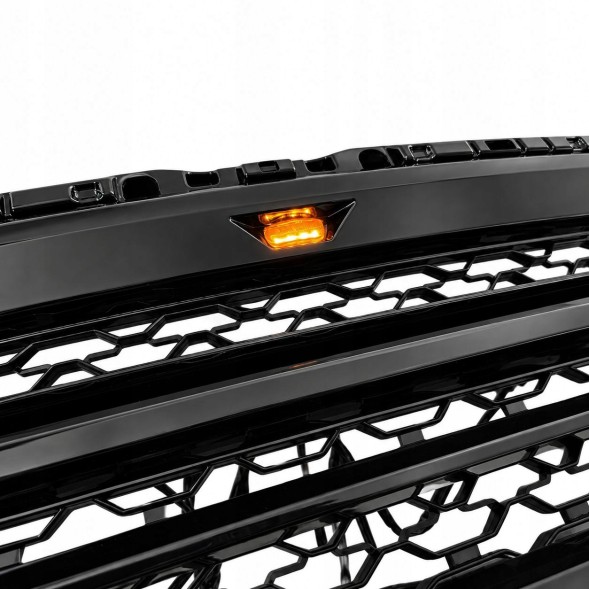 Китай 000-RAM19-UGRBSGB Решітка-імітація в стилі Rebel з LED під глянцевий чорний колір DODGE RAM 1500 2019-2023