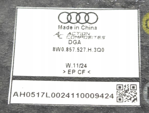 Audi OE 8W0857527H 8W0857528H 3Q0 Audi Б/у кришки накладки дзеркал carbon Audi A4 8W B9 8W0857527H 8W0857528H 3Q0