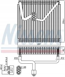 Nissens 92339 Випаровувач кондиціонера 92339 nissens
