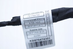 BMW OE 8704743 61128704743 ДЖГУТ ЕЛЕКТРОПРОВОДКИ ПЕРЕДНЬОГО БАМПЕРА 4x PDC BMW F91 F92 F93 M8 MPOWER 8704743