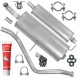 Ferroz ADFZ-K1D70O7I2U5P1J7 Комплект глушників peugeot 307 2.0 100 101 квт 2001-2009 хетчбек