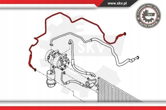 ESEN SKV 43SKV520 Шнур трубки кондиціонування 43skv520 esen skv