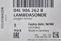 Volkswagen OE 04L906262B 0281004429 Audi volkswagen 2.0 tdi лямбда-зонд oe 04l906262b оригінальний новий