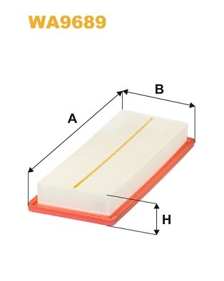 WA9689 WIX FILTERS Фільтр повітряний