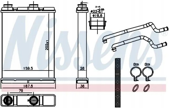 Nissens 707202 Обігрівач 707202 nissens