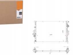 NRF 86232409 NRF Nrf53812 охолоджувач volvo s80/v70 2,4/2,5 d 06- for + помічник водія #33