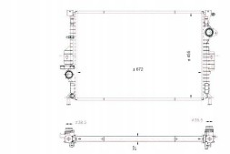 NRF 86232409 NRF Nrf53812 охолоджувач volvo s80/v70 2,4/2,5 d 06- for + помічник водія #33