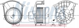 Nissens 4158350800 Повітродувки nissens 87262