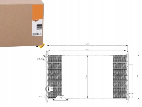 NRF 35740 Nrf 35740 конденсатор, кондиціонер