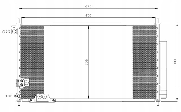 NRF 35740 Nrf 35740 конденсатор, кондиціонер