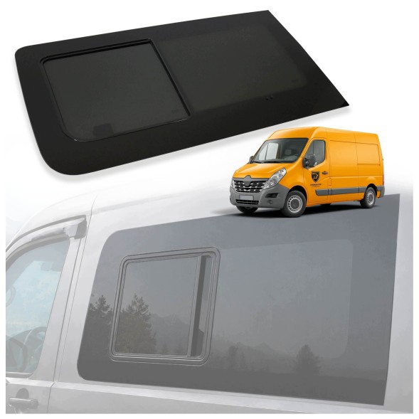 CHROMEMASTER CH-GL-0188-Q94 Переднє ліве розкривне бокове скло для RENAULT MASTER 2011-2024