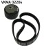 VKMA02204 SKF Комплект ременя ГРМ