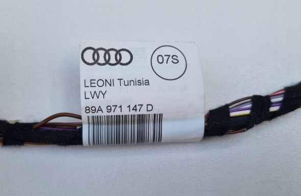 Audi OE 85A971147D Установка Audi Q4 e-tron, джгут проводів кришки багажника 89A971147D