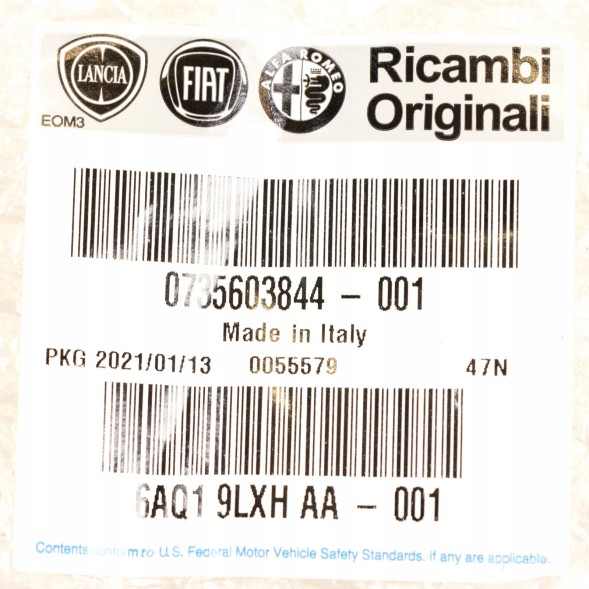 Fiat OE Обшивка задніх правих дверей Fiat OE 735603844