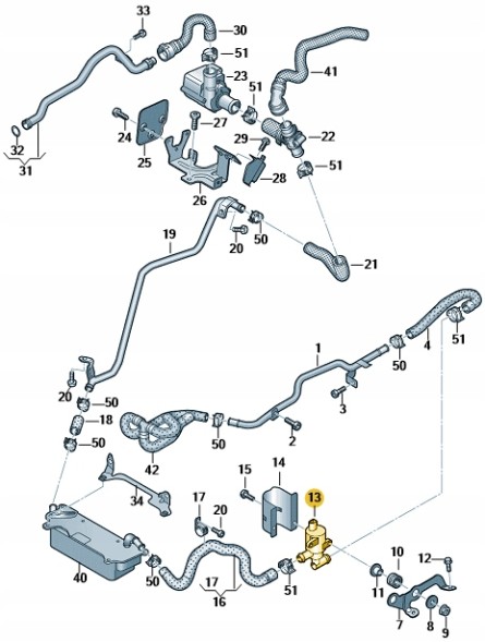 Skoda OE 4H0121671D New oe електромагнітний клапан vw seat audi skoda