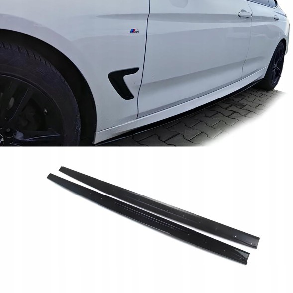 Китай S7-70031 Порогові планки BMW F34 GT – M Performance Стиль, Чорний Блиск