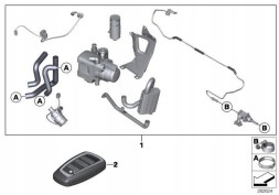BMW OE 64129317852 Паливопровод опалення BMW F07 520 530 535 550