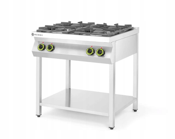 Китай WEW-SC-HP-1010153 Газова плита Hendi 4-конфоркова Kitchen Line 800 мм для закладів громадського харчування, сертифікат CE