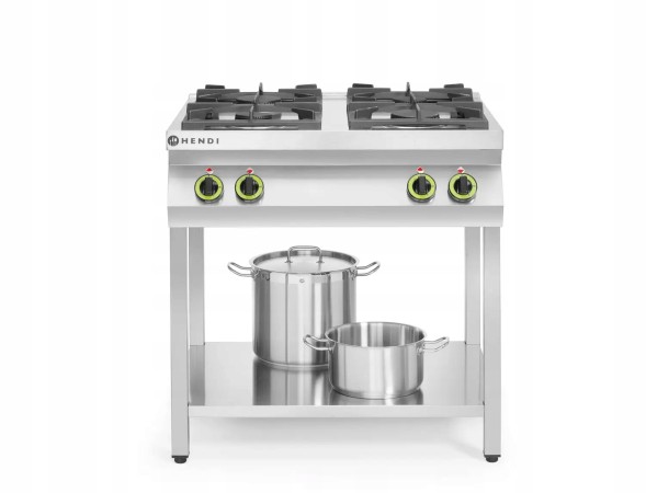 Китай WEW-SC-HP-1010153 Газова плита Hendi 4-конфоркова Kitchen Line 800 мм для закладів громадського харчування, сертифікат CE