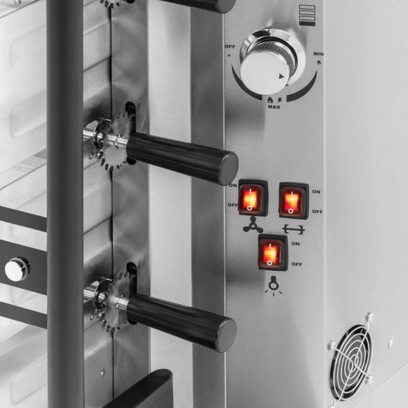Китай WEW-SC-HP-1027073 Газовий вертел Royal Catering 22кВт 6 шампурів на 36 курей для гастрономії