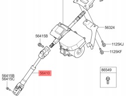 Hyundai OE WBEURO/56400-2H000/HYUNDAI Hyundai oe вал хрестовини з'єднувач рульового управління рульової колонки
