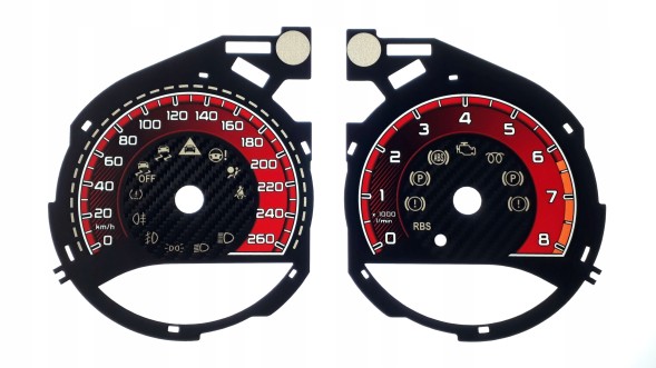 Moman 0089688085356 Mercedes W205 набирає від MPH до kmh CUSTOM