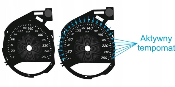 Moman 0089688085356 Mercedes W205 набирає від MPH до kmh CUSTOM