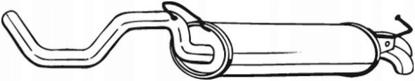 Bosal 278-145 Кінцевий глушник bos278-145