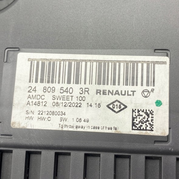 Renault OE ЖК-лічильник годинників Renault 248095403R