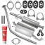 Ferroz ADFZ-F9C83W8M9C6S7Z0 Комплект глушників chevrolet aveo 1 i t250 1.2 62 квт 2008-2011 хетчбек