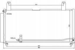 Nissens NIS940080(iMOTO) Конденсатор кондиціонера suzuki liana 1.3/1.6 07.01 + набір водія #37