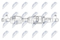 NTY NPW-FR-145 Nty npw-fr-145 привідна піввісь